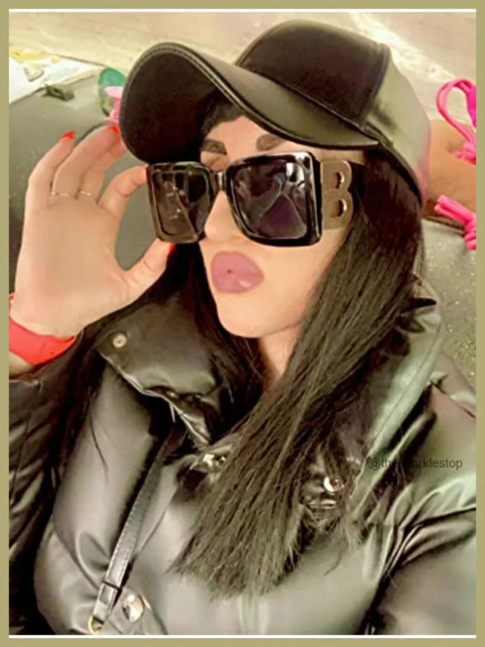 Large Square Sunglasses for Women UV400